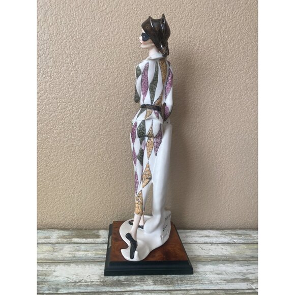 Giuseppe Armani Capodimonte “Harlequin Dancer” Sculpture – 1990 Ltd Ed #173/1500 - Picture 2 of 11